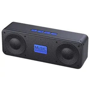 Rectangular Bluetooth Speaker with Dual Loudspeakers HIFI Audio Quality