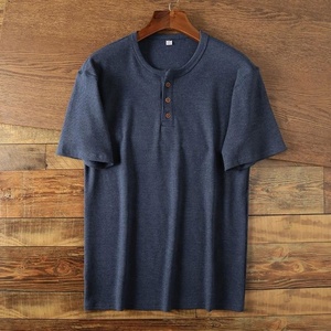 T-shirt Huafuge Henry personnalisé, t-shirt pour homme de haute qualité, manches courtes, décontracté, été - Product Image 5