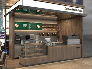 Mostrador de Café de Diseño Personalizado, Quiosco para Cafetería, Barra para Cafeterías - Product Image 3
