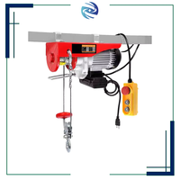 Palans électriques miniatures en excellent état, capacité de charge de 0,2T à 1,5T avec câble métallique - 220V, idéaux pour les entrepôts, les garages