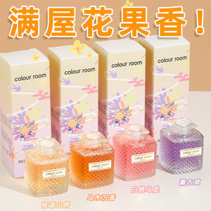 Colour <b>Room</b> Reed <b>Diffuser</b> 50ml Alcohol Free Long Lasting Fragrance For Home Bedroom Bathroom Decorative Aroma Set - Product Image 1