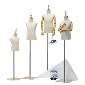 Manichini per Bambini e Bambine, Espositori a Mezza Figura per Vetrine di Negozi di Abbigliamento - Product Image 4
