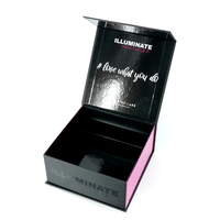Cajas de Regalo Magnéticas Negras de Lujo con Cierre Magnético, Logotipo Personalizado, Empaque Rígido al por Mayor