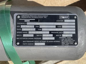 ตัวควบคุมการลดแรงดันแบบควบคุมโดยตรง EMERSON-Fisher รุ่น MR105 พร้อมระบบควบคุมตอบสนองรวดเร็ว - Product Image 2
