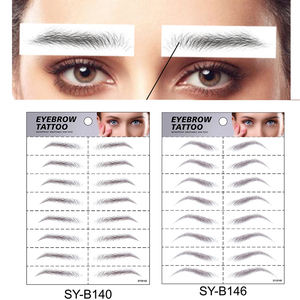 สติกเกอร์รอย<span class=keywords><strong>สัก</strong></span>ชั่วคราวสำหรับ3D แต่งหน้าเครื่องสำอางกันน้ำ4D 6D คิ้ว - Product Image 1