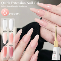 Kit de gel d'extension rapide MTSSII de haute qualité pour fabricants d'ongles, vente en gros pour l'art des ongles professionnel avec finition ultra brillante
