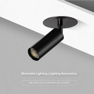 راحة عكس الضوء ضيق شعاع زاوية focusable من 7W را> 90 COB بقيادة الأضواء ل فندق مقهى إضاءة المطعم - Product Image 3