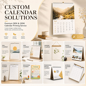 Wholesale Full Color Custom Design 2026 2027 New Yearly Monthly Wall <b>Calendar</b> Braille Wall <b>Calendar</b> Printing Logo Style <b>Calendar</b> - Product Image 5