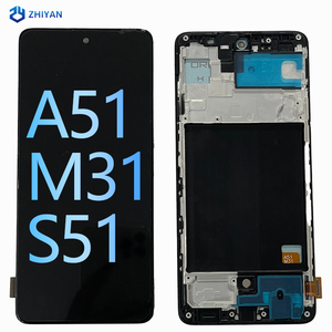 Pantalla LCD Original de Alta Calidad para Teléfono Móvil Samsung <span class=keywords><strong>A51</strong></span> M31 S51 con Marco, Garantía de 1 Año - Product Image 1