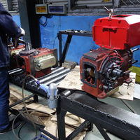 Type de refroidissement par eau monocylindre 8HP 10HP 12HP 15HP 18HP 20HP 22HP 25HP 30HP moteur diesel pompe à eau moteur diesel