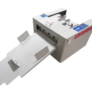 SENWEI SM371Y fully automatic Suction feed 335 width A3 size paper use creasing machine creasing dotted line paper