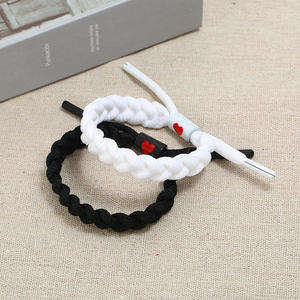 Modische Holografische Reflektierende Kinder-Schmuckarmbänder mit Klassischen Geometrischen Legierungs-Anhängern, Handgewebte Freundschaftsgeschenk-Armbänder - Product Image 3