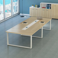 Sistema di Tavoli Modulari per Conferenze, Grande Scrivania per Riunioni, Arredamento per Ufficio, Progetto OEM Personalizzato