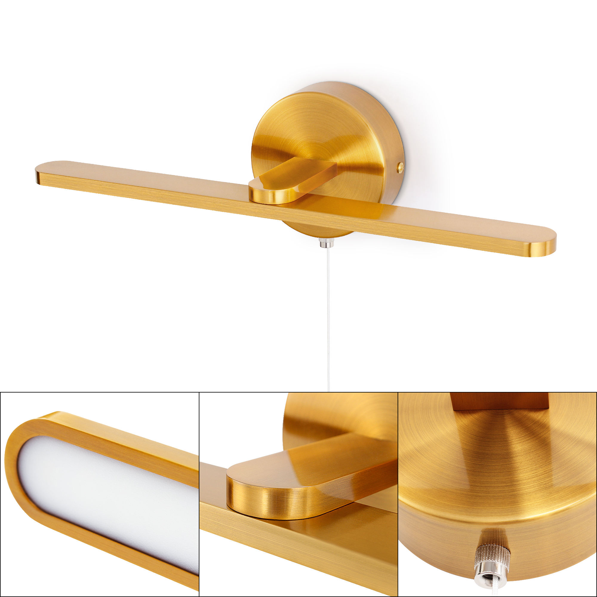 Antique brass-Pull Cord Switch