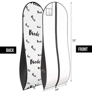 Muestra gratuita de fundas para vestidos largos Mergeboon, impermeables, antipolvo, para almacenamiento de ropa, hechas de RPET - Product Image 2