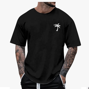 T-shirt vierge en gros Logo personnalisé O Neck Cotton Plus Size T-shirts pour hommes 100% coton de haute qualité T-shirts pour hommes de grande taille - Product Image 3