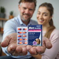 Capsules de fertilité masculine Pilules à base de plantes naturelles Pilules d'énergie personnalisées pour hommes Marque privée Acides aminés Hommes pour la fertilité Capsule