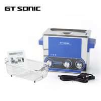 Pencuci Ultrasonik GT SONIC P3 3L Manual Elektrik Terbaik, Daya Dapat Diatur 40KHz, Bersertifikasi CE, Bahan Stainless Steel untuk Rumah Tangga