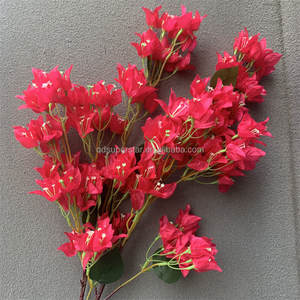 E-550 Fleur Artificielle <span class=keywords><strong>Bougainvillier</strong></span> Grandes Branches 96cm Bougainvilliers Décoratif Rouge Fleur De Mariage Bougainvilliers <span class=keywords><strong>En</strong></span> Soie - Product Image 2