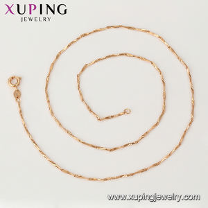 <span class=keywords><strong>Xuping</strong></span> 46211, moda, precio de promoción, joyería, collar de cadena chapado en oro de 18k 2020 - Product Image 3