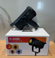Lumière de photographie K-300Bi, 300W, LED, COB, haute puissance, lumière douce, pour diffusion en direct, éclairage d'ambiance de studio
