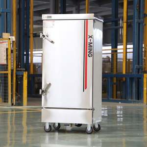 商業用12層電気米蒸しキャビネット、多くの人に適した蒸し米とマントゥー - Product Image 4