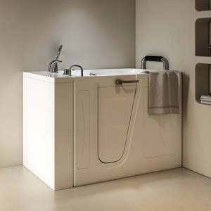 <span class=keywords><strong>Vasca</strong></span> da Bagno Rettangolare Moderna Freestanding <span class=keywords><strong>con</strong></span> Idromassaggio e <span class=keywords><strong>Doccia</strong></span> Combinata <span class=keywords><strong>per</strong></span> <span class=keywords><strong>Anziani</strong></span> - Product Image 5