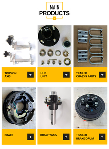 Kit de 2 roues pour conteneur maritime, roues à 4 goujons, essieu de <span class=keywords><strong>remorque</strong></span> robuste pour conteneur maritime - Product Image 4