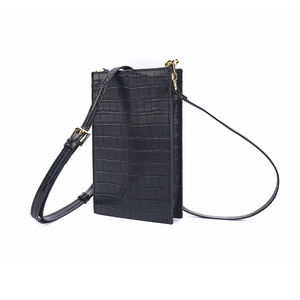 Sac en cuir portable, pochette de luxe pour femme, mini sac à bandoulière, petit sac fonctionnel pour femme, sac pour téléphone portable - Product Image 1