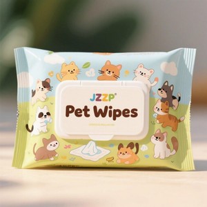 Toallitas húmedas para mascotas biodegradables orgánicas OEM al por mayor piel sensible y desechable material de papel suave adecuado para gatos y perros - Product Image 2