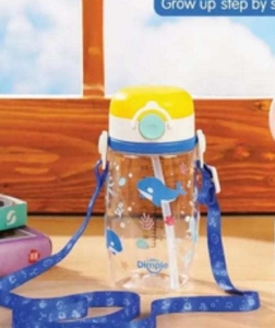 Bouteille d'eau pour enfants de haute qualité en Tritan avec cordon, résistante à la chaleur - Product Image 6