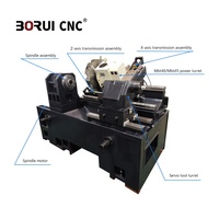 BoRui 3 axes BR160LDY CNC entièrement automatique petit tour tournant CNC Chine Fanuc haute précision