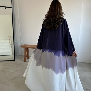 Nouveauté 2025 Robes Modestes Noires en Satin avec Broderie Florale Vêtements Ethniques pour Femme Robe Musulmane Vêtement Islamique Abaya de Dubaï - Product Image 1