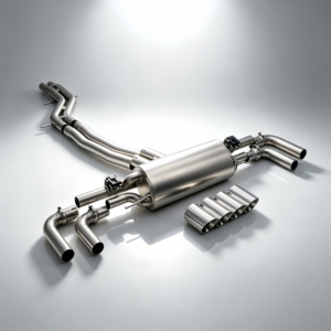 Système d'échappement Catback à soupapes HE AUTO, fourni directement par l'usine, pour <span class=keywords><strong>Audi</strong></span> <span class=keywords><strong>SQ8</strong></span> 4.0T, sur mesure, en acier inoxydable 304, épaisseur de tuyau de 1,5 mm - Product Image 4