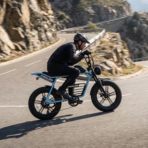 Bicicleta Eléctrica de Montaña con Llantas Anchas para Subir Colinas, con Transmisión de 7 Velocidades, Modelo Switchback Cruiser para Aventuras en Caminos de Montaña - Product Image 5