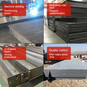 ميزان رقمي عالي الدقة للشاحنات، ميزان محوري محمول 3*5 متر 15 طن من الفولاذ قابل للتخصيص حسب الطلب - Product Image 3