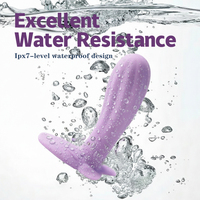 Tragbarer Starker Vibrations-G-Punkt-Klitoris-Stimulator Fernbedienung Slip-Vibrator 10 Frequenzen Wasserdicht für Frauen Männer