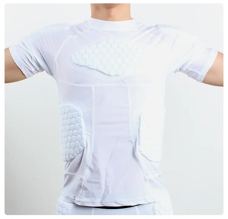 Защитная мягкая рубашка для регби, мужские футболки для вратаря, уличная спортивная одежда для тренировок по футболу, защитное снаряжение, одежда, локоть
