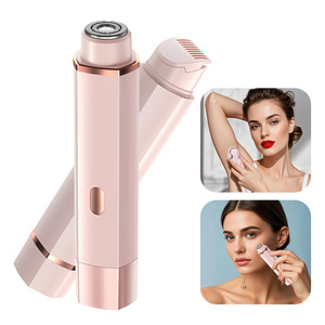 ZB-0236L MINI <span class=keywords><strong>Rasoir</strong></span> Corporel pour Femmes Épilation du <span class=keywords><strong>Visage</strong></span> <span class=keywords><strong>Rasoir</strong></span> à Lèvres 2 en 1 Épilateur Imperméable Sans Douleur pour Femmes - Product Image 2