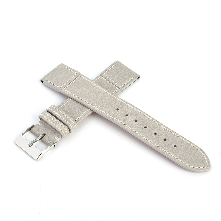 OEM ODM Italian Calf Leather Machine Stitched 2-3mm Thickness 16-22mm Band Width Mult Size Quick Release Watch Strap for