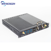INGSCREEN Mini Desktop PC dengan CPU Core I3/I5/I7 4500U Win10 80Pin untuk Panel Sentuh dengan Colokan AU/US/CN untuk Penggunaan Kantor