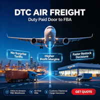 Agent d'achat et de consolidation 1688, fret aérien DDP porte-à-porte pour entrepôts FBA, marge de profit plus élevée, expédition de la Chine vers les entrepôts Amazon aux États-Unis/UE