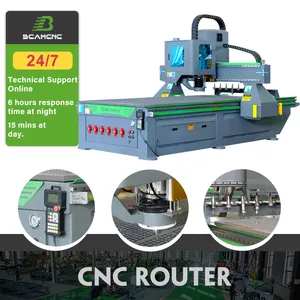 1325 ATC 3d woodworking machine cnc router 4 axis cnc engraving milling machine for wood furniture