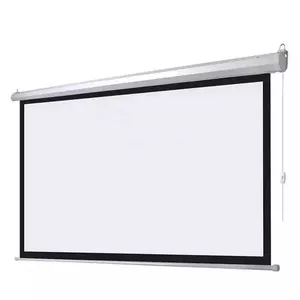 Hot Selling 100 120 inch 16:9 4:3 Electric Projection Screens Motorized Projector Screen Projector for Home Office School