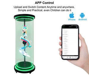 Hologram con người ventiladores holograficos <span class=keywords><strong>3D</strong></span> LED Fan Hologram máy chiếu quảng cáo Holographic hiển thị <span class=keywords><strong>3D</strong></span> Hologram Fan - Product Image 5