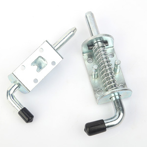 Heavy-duty Galvanized Steel <b>Spring</b> Pins 25mm Head Diameter Zinc Plated Industrial <b>Door</b> Pins For Equipment Cabinet Vehicle Use - Product Image 1