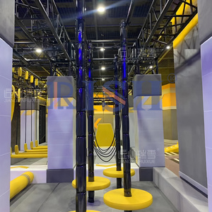Parc d'aventure combinant escalade, toboggans, piscines à balles, trampolines, parcours d'obstacles, aire <span class=keywords><strong>de</strong></span> jeux pour enfants, équipement <span class=keywords><strong>de</strong></span> terrain <span class=keywords><strong>de</strong></span> jeux intérieur - Product Image 5