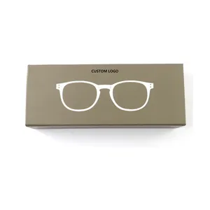 New Custom Design Handmade Sunglasses Eyeglasses Optical Packaging Case Carrying Eyewear Box Cardboard Case