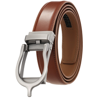 Ceinture pour hommes LY33-23429-1 avec boucle à tirage inversé, boucle en métal pour sac à main, boucle de ceinture personnalisée, ceinture en cuir pour hommes