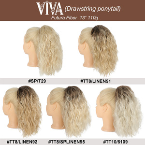 <span class=keywords><strong>Queue</strong></span> <span class=keywords><strong>de</strong></span> <span class=keywords><strong>cheval</strong></span> courte Julianna en fibre japonaise résistante à la chaleur, extensions afro bouclées, <span class=keywords><strong>queue</strong></span> <span class=keywords><strong>de</strong></span> <span class=keywords><strong>cheval</strong></span> synthétique à cordon <span class=keywords><strong>de</strong></span> serrage - Product Image 6